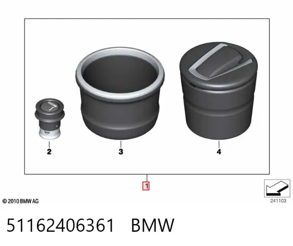  51162406361 BMW