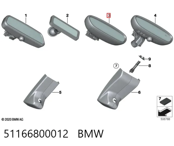  51166800012 BMW