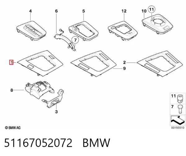  51167052072 BMW