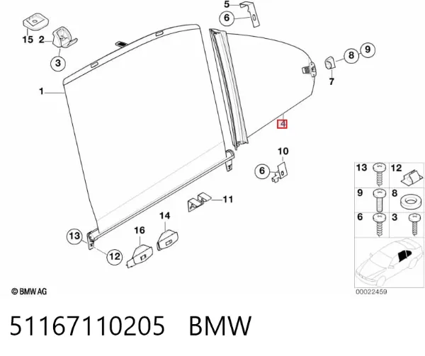  51167110205 BMW