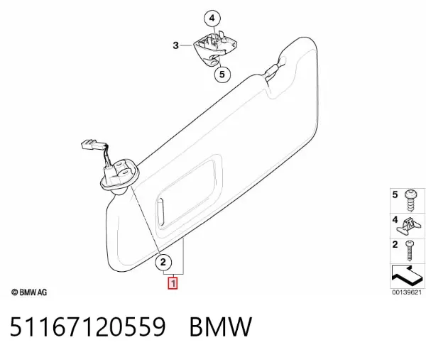 Сонцезахисний козирок BMW 1 E81