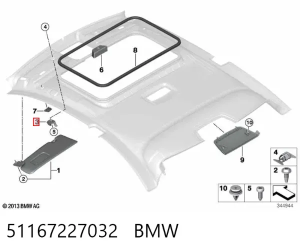  51167227032 BMW