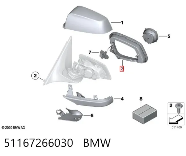  51167266030 BMW