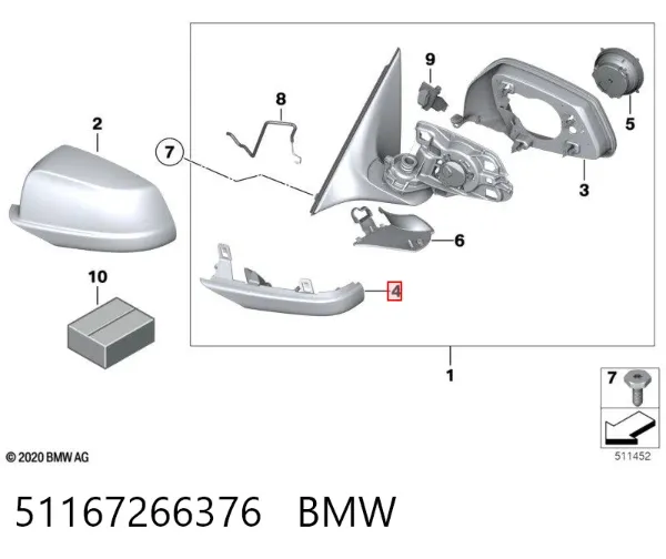  51167266376 BMW