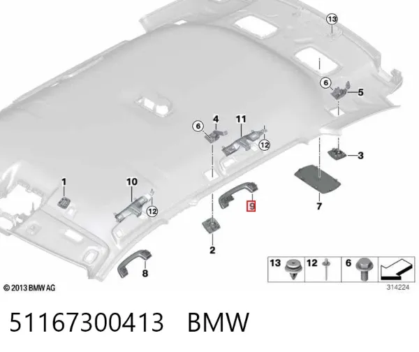  51167300413 BMW