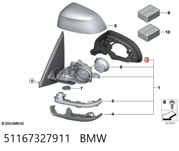  51167327911 BMW