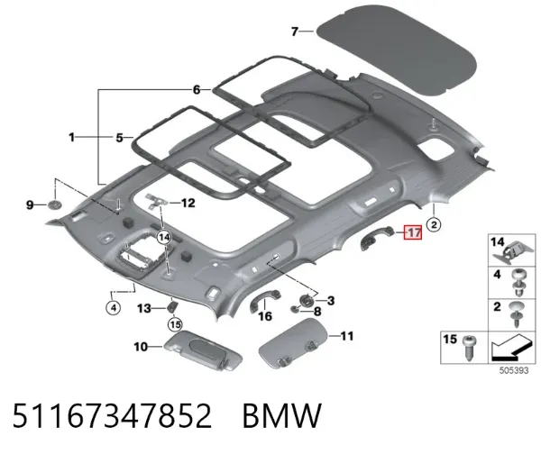  51167347852 BMW