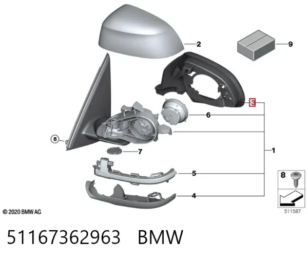  51167362963 BMW