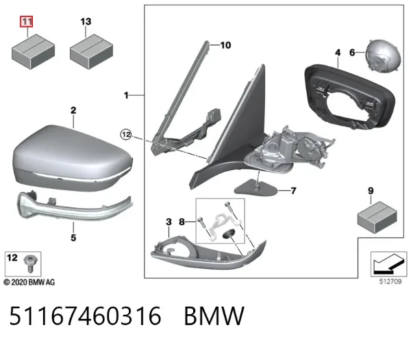 51167460316 BMW