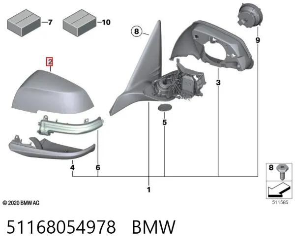  51168054978 BMW