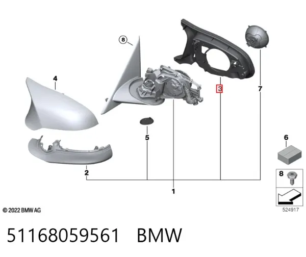  51168059561 BMW