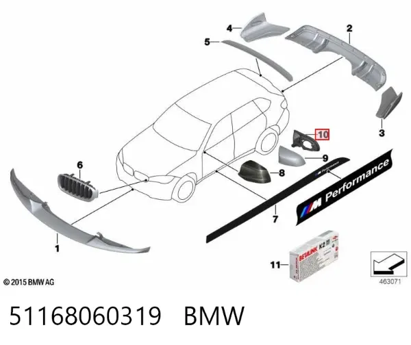  51168060319 BMW