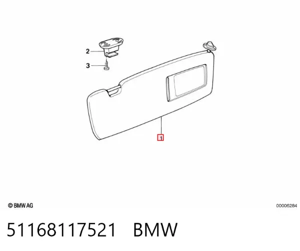  51168117521 BMW