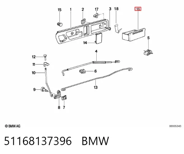  51168137396 BMW