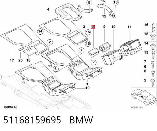  51168159695 BMW