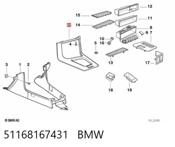  51168167431 BMW