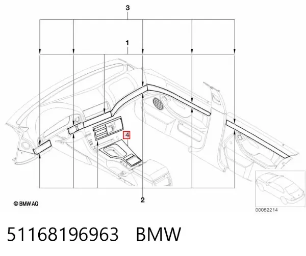  51168196963 BMW