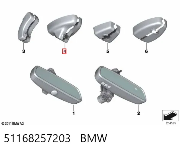  51168257203 BMW