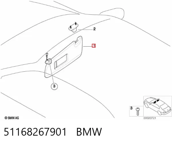  51168267901 BMW