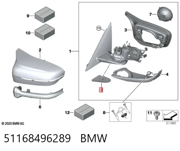  51168496289 BMW