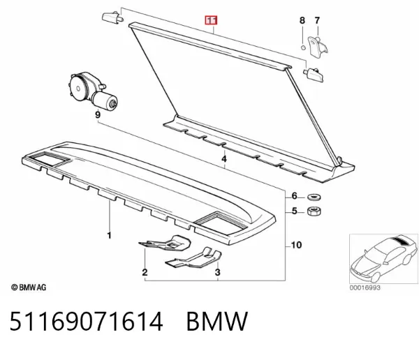  51169071614 BMW