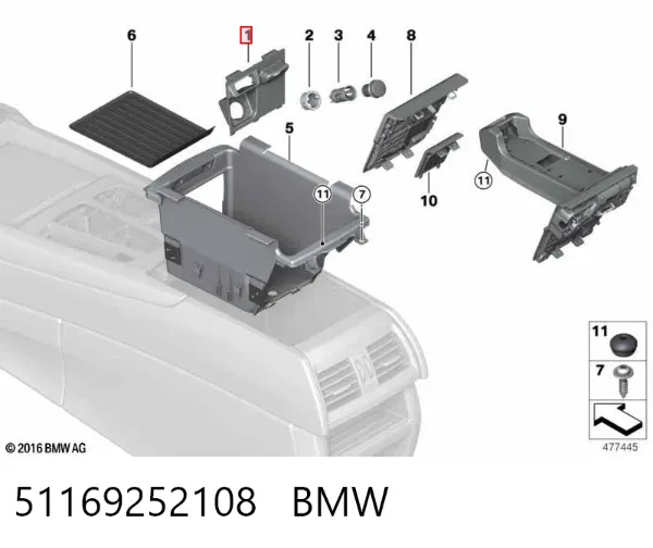  51169252108 BMW