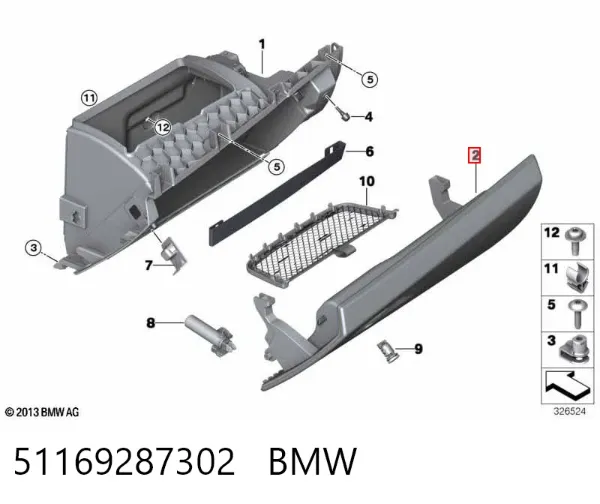  51169287302 BMW