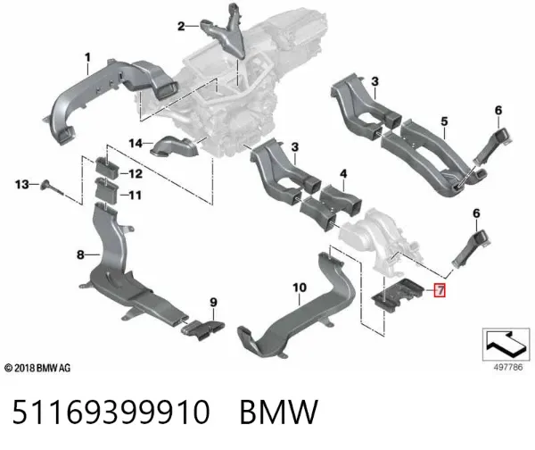  51169399910 BMW