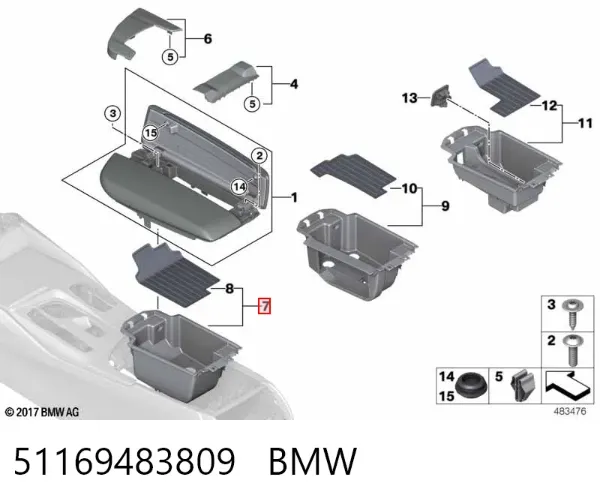 51169483809 BMW