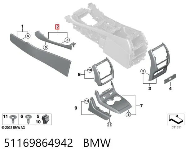  51169864942 BMW
