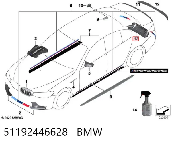  51192446628 BMW