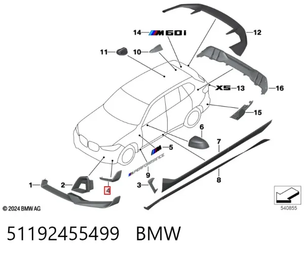  51192455499 BMW