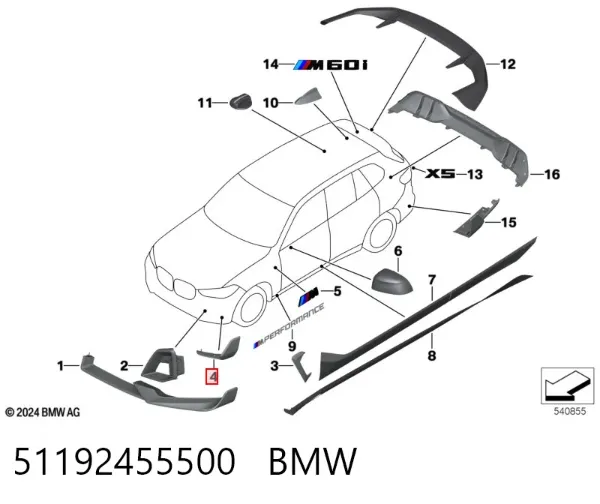  51192455500 BMW