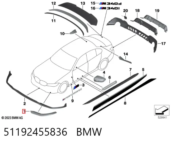  51192455836 BMW
