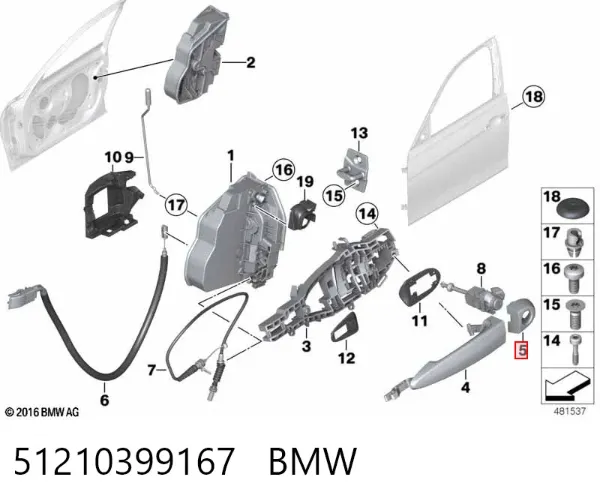  51210399167 BMW