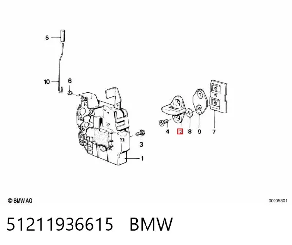  51211936615 BMW