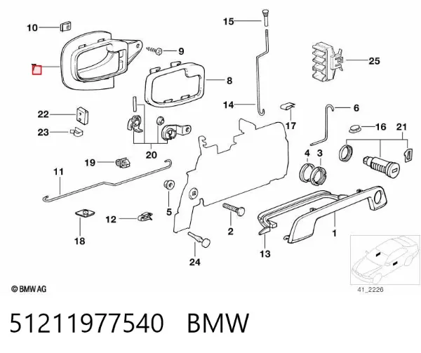  51211977540 BMW