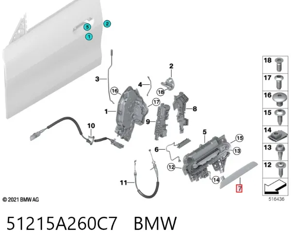  51215A260C7 BMW