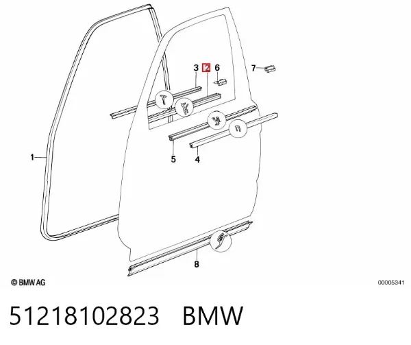  51218102823 BMW
