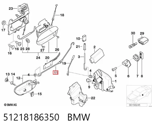  51218186350 BMW