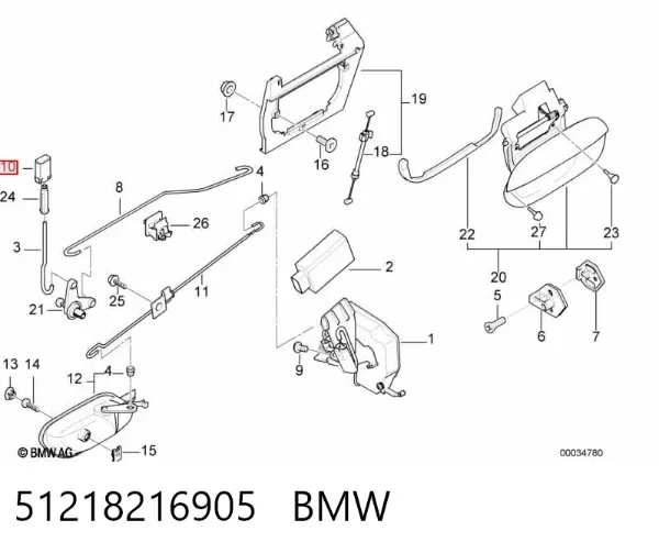  51218216905 BMW