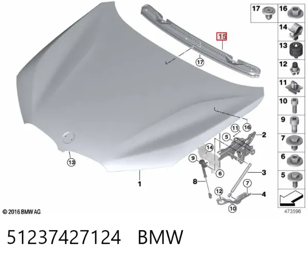  51237427124 BMW