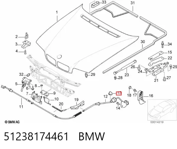  51238174461 BMW