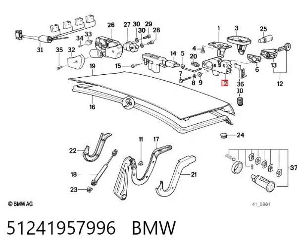  51241957996 BMW