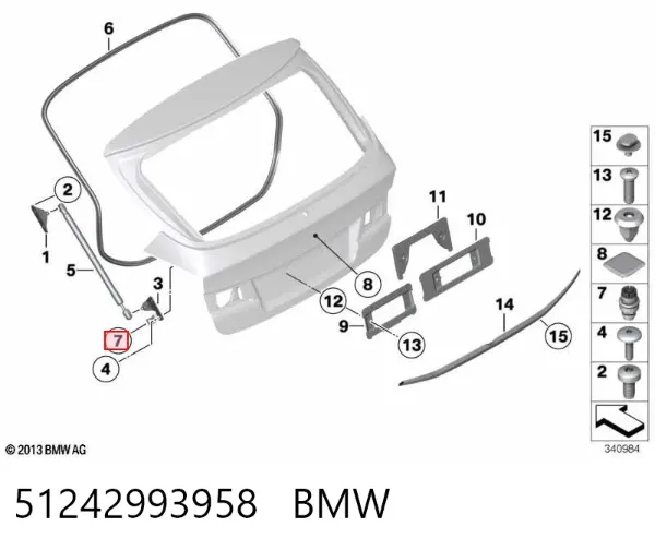  51242993958 BMW