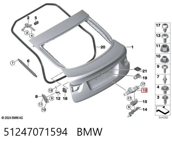 51247071594 BMW