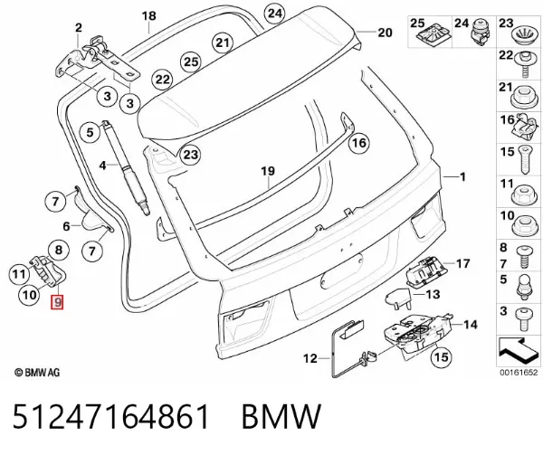  51247164861 BMW