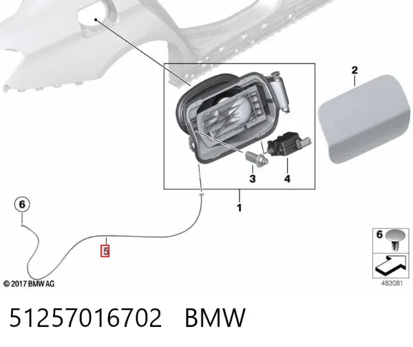  51257016702 BMW
