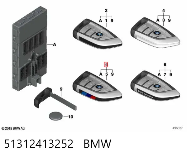  51312413252 BMW