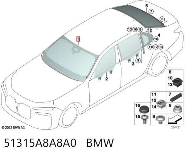  51315A8A8A0 BMW